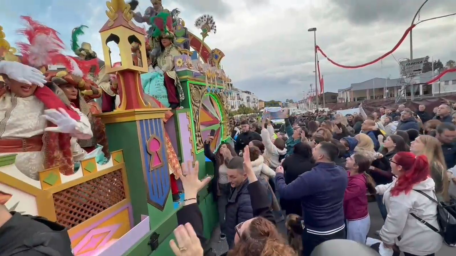 La Cabalgata del Cartero Real ya está por las calles del centro de Jerez