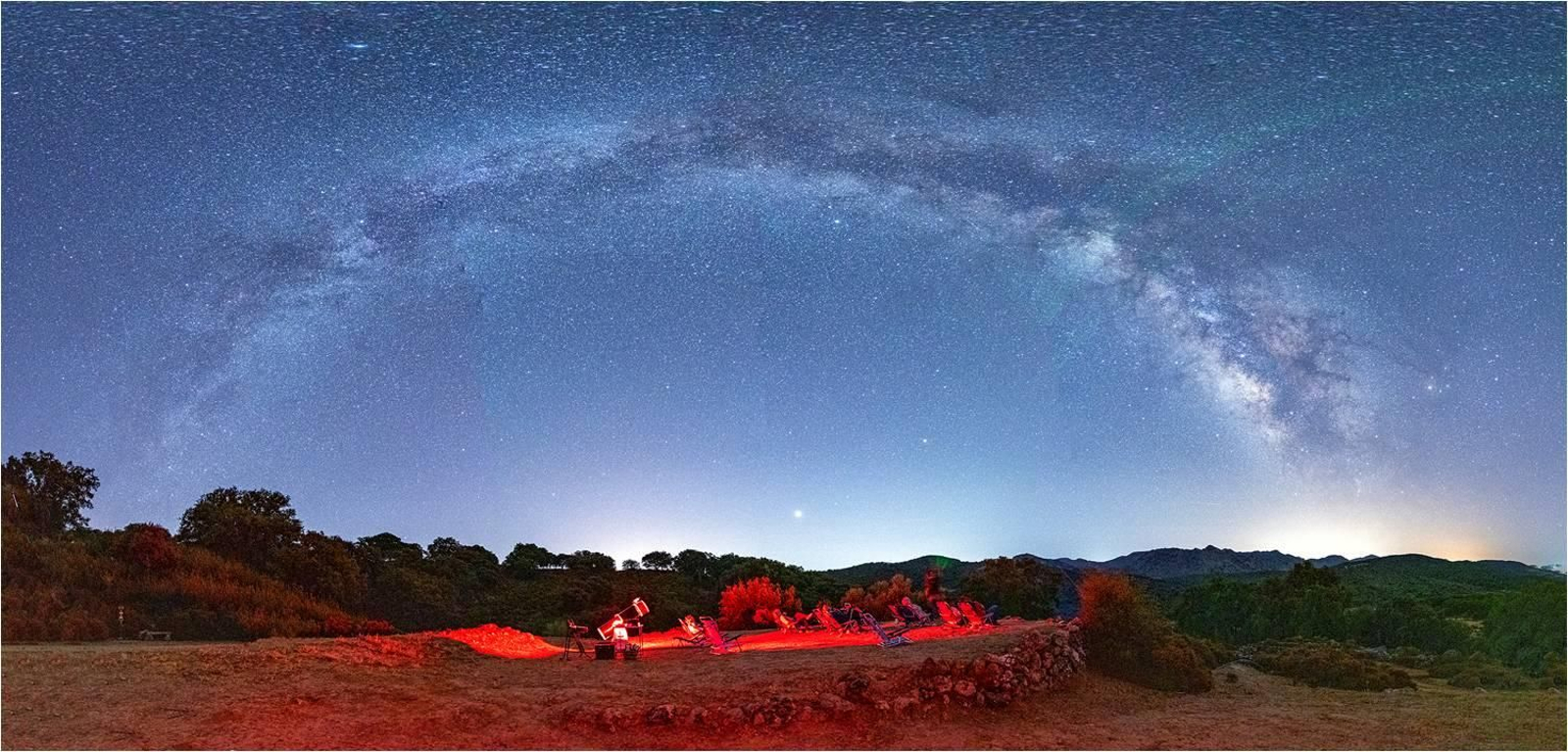 Observación de estrellas en Grazalema.
