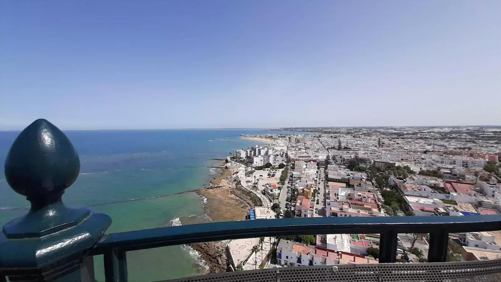 Vistas desde el Faro de Chipiona. Vistas desde el Faro de Chipiona.