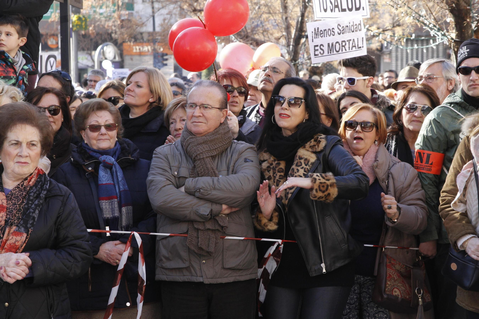 La marea blanca, en Granada