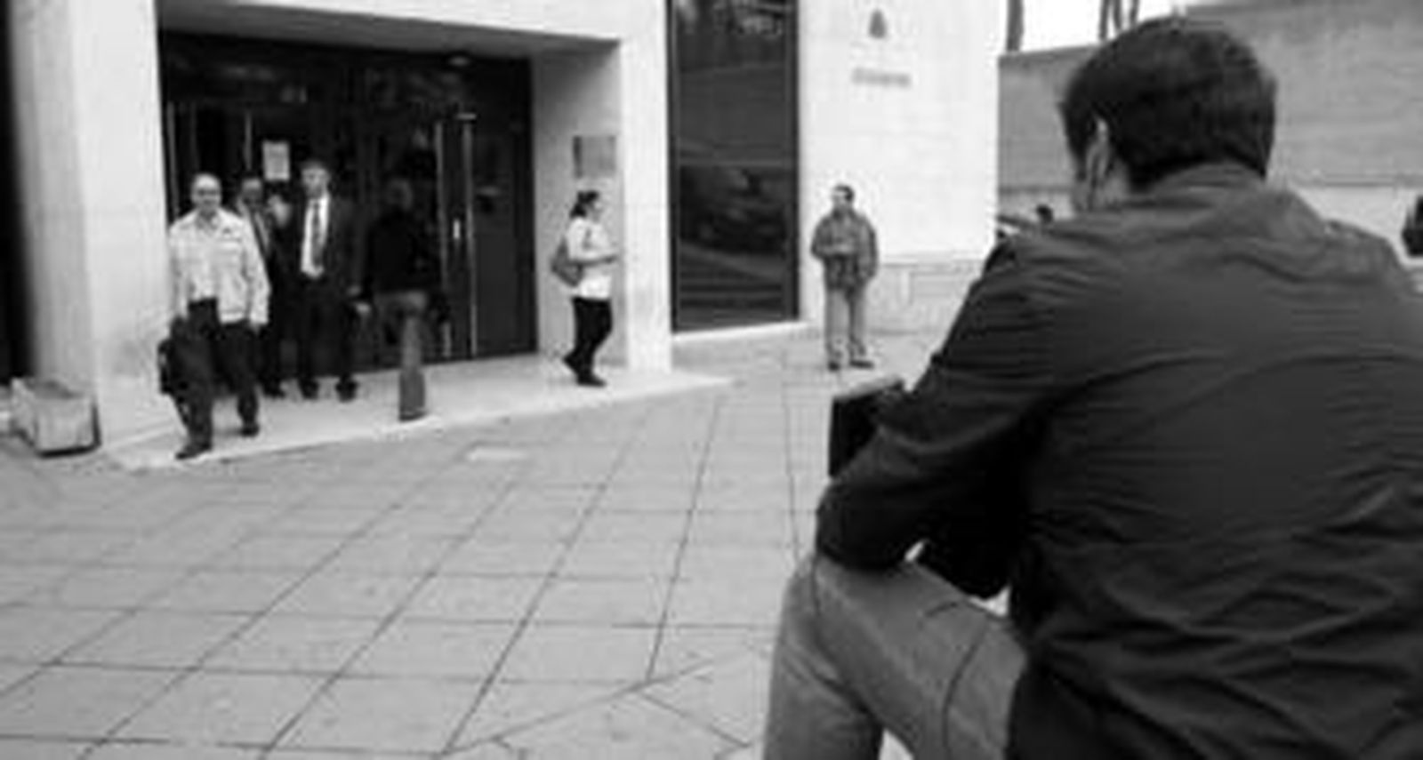 Imagen de ayer del edificio judicial de La Caleta.