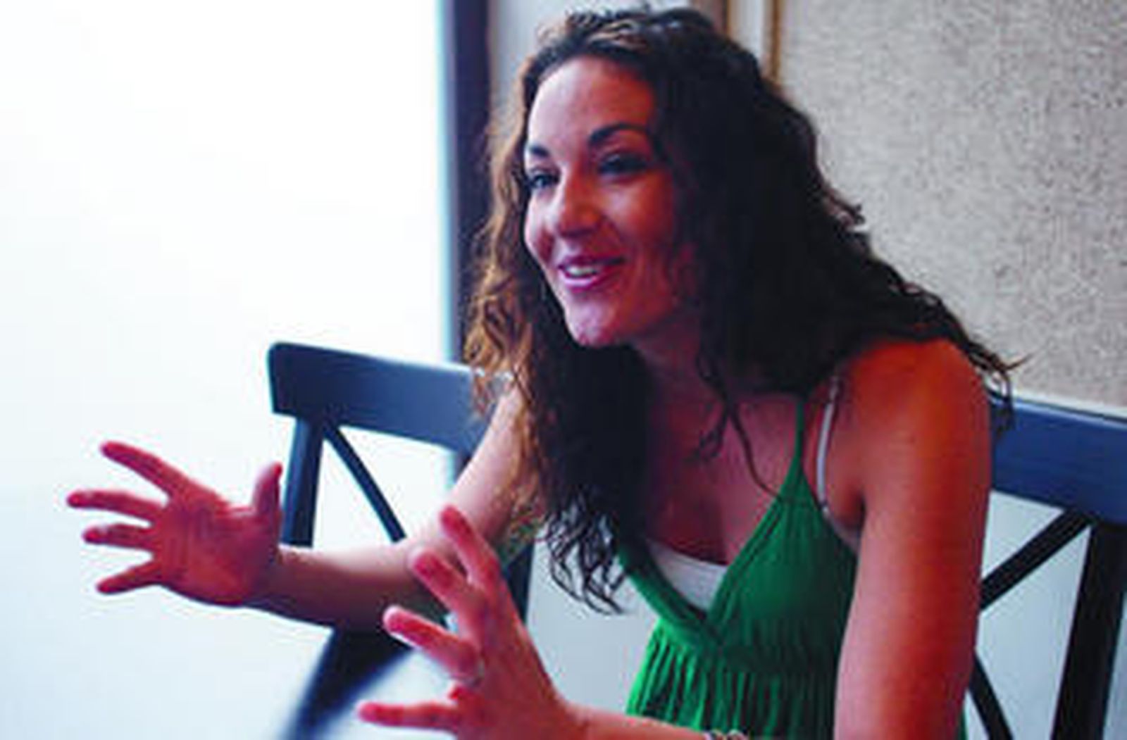 Jeanine Merrill, en La Azotea, el restaurante que abrió con Juan, su 'socio' sevillano de San Diego.