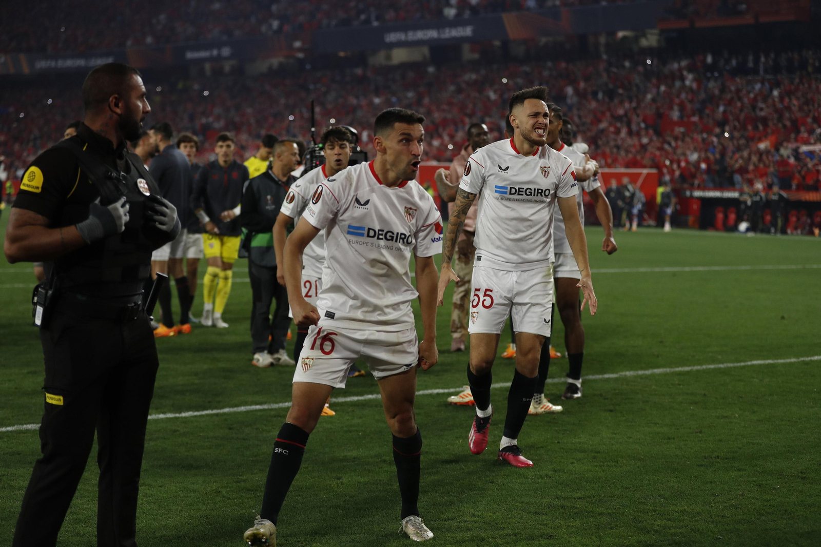 Las imágenes de la celebración del Sevilla fc