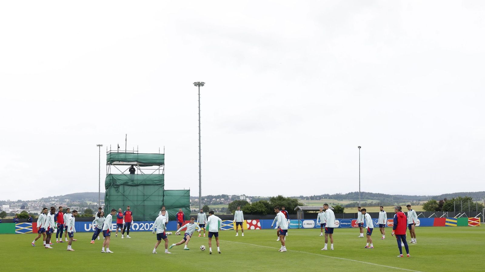 Las fotos de España antes del partido contra Alemania