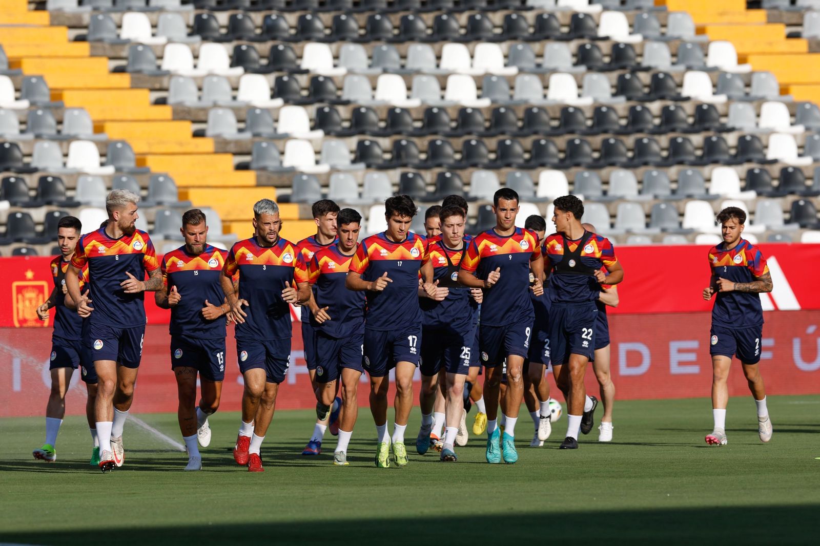 La selección en Badajoz