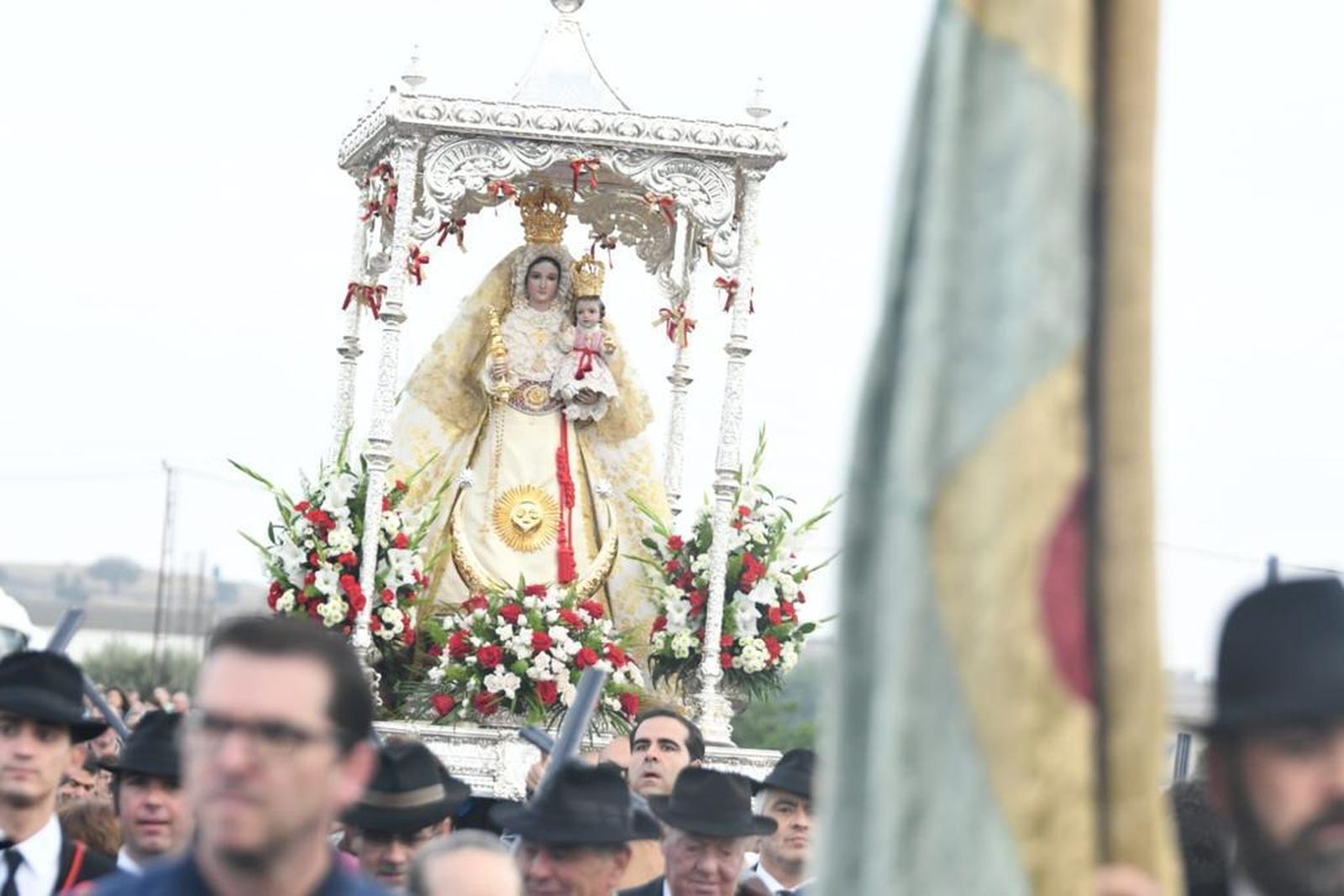 La despedida de la Virgen de Luna en Pozoblanco, en fotografías