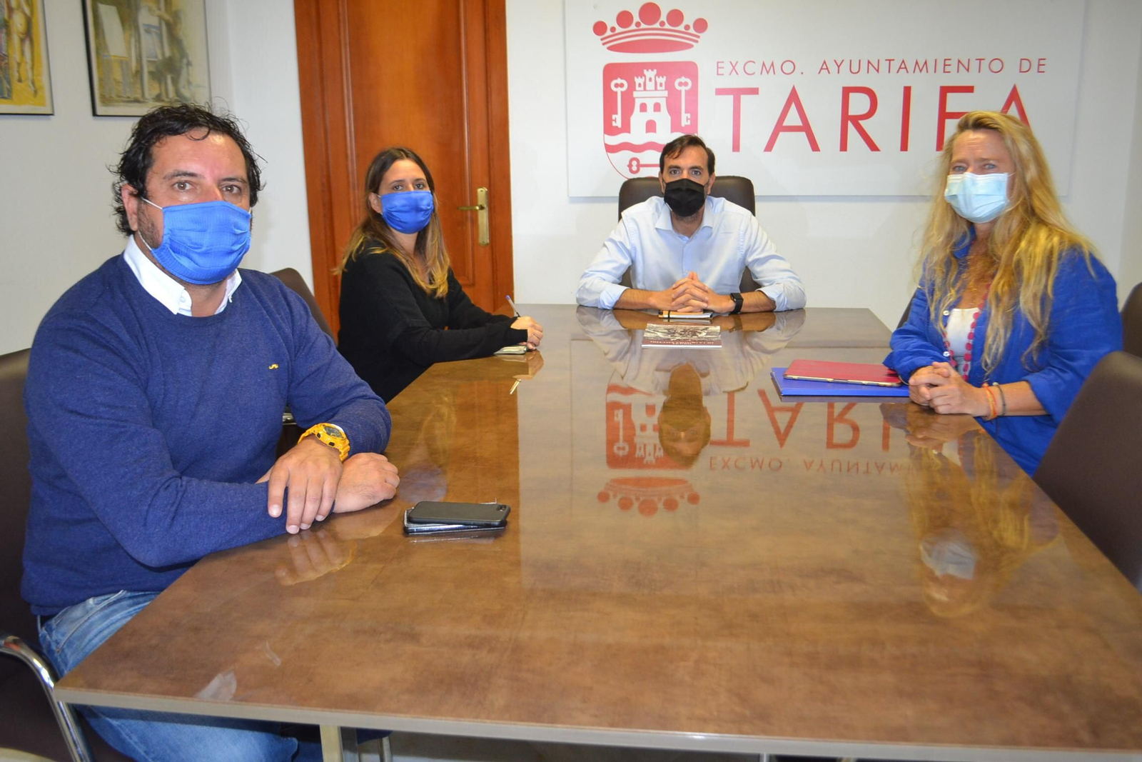 De izquierda a derecha: Francisco Terán, Sandra Navarro, Francisco Ruiz Giráldez y Sol de la Quadra-Salcedo.