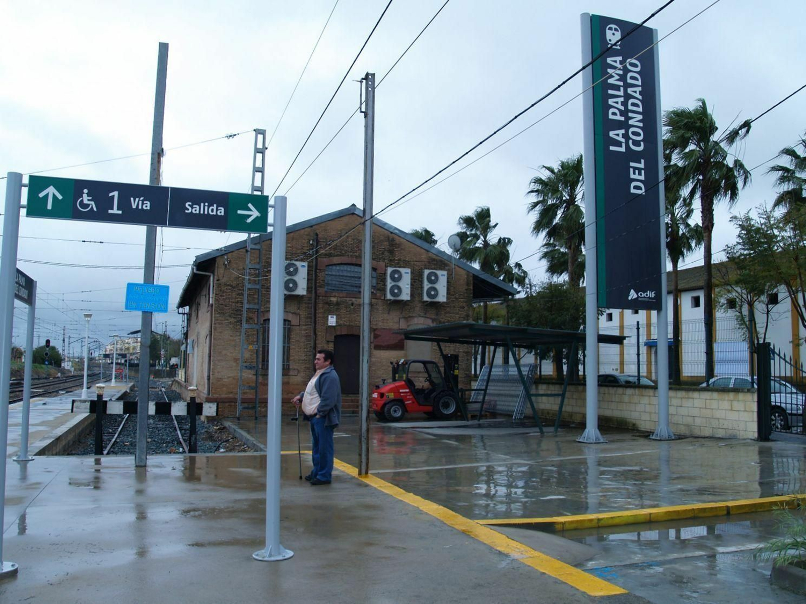 Estación de tren de La Palma del Condado.
