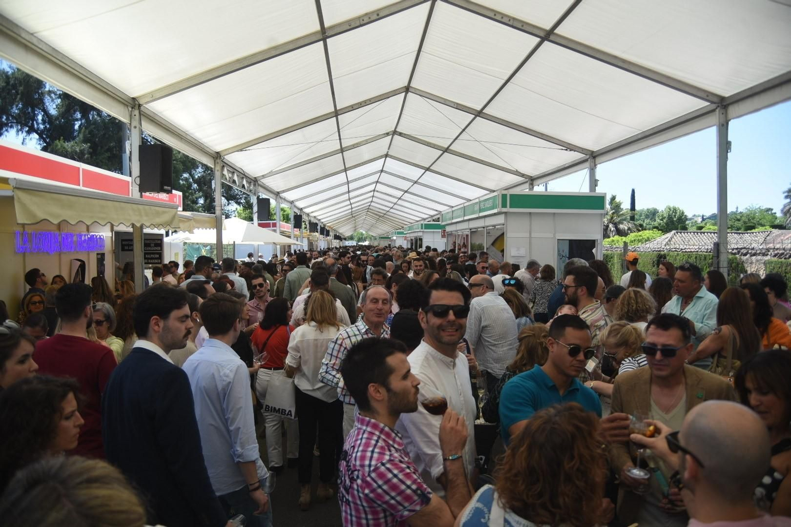 Carpa de la Cata del Vino en su reciente edición.
