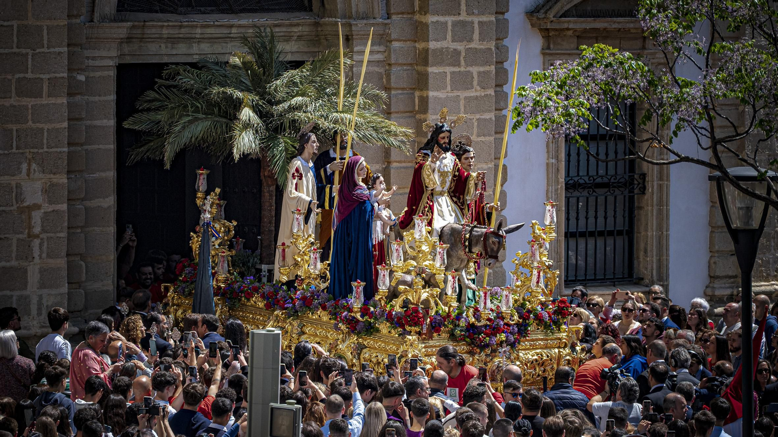 Imágenes de la salida de la Borriquita en la Semana Santa de Cádiz 2025