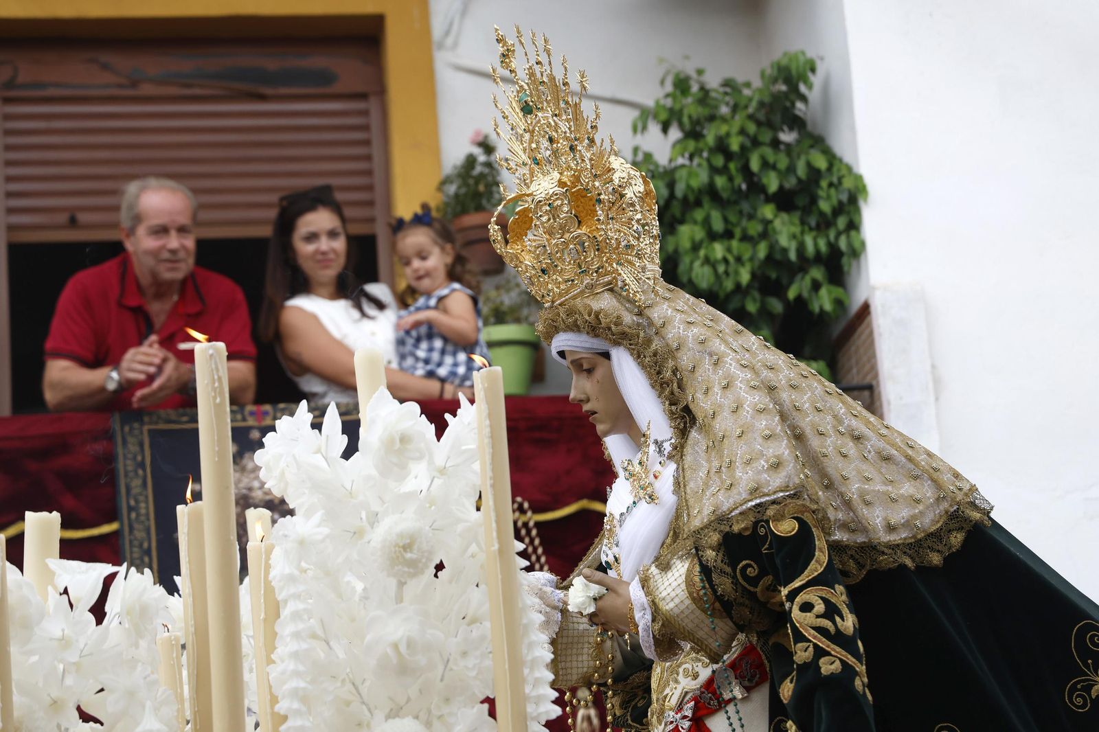Las fotos de la peregrinación extraordinaria de la Esperanza de Algeciras a la iglesia de la Palma