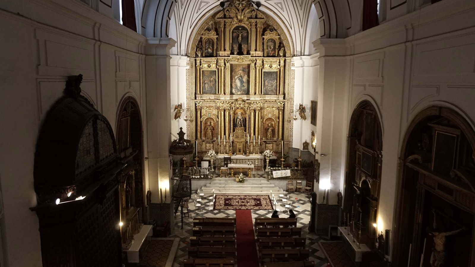 Vista de la iglesia desde el coro.