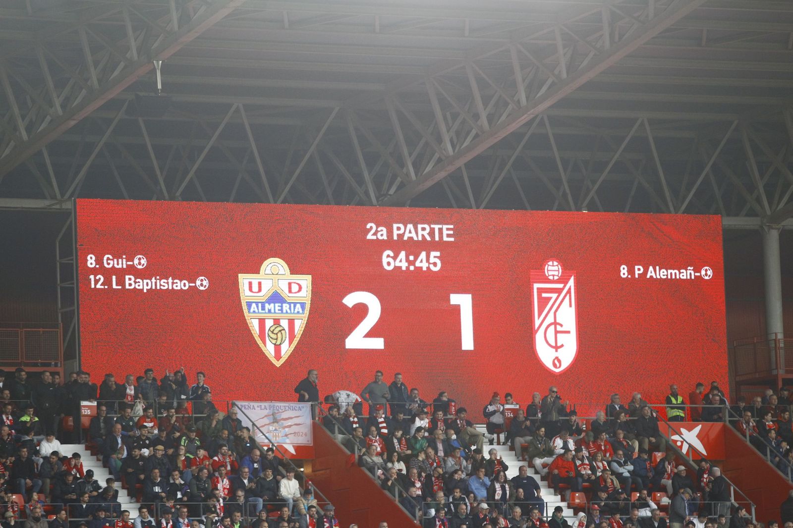 Las fotos del partido U.D. Almería-Granada C.F.