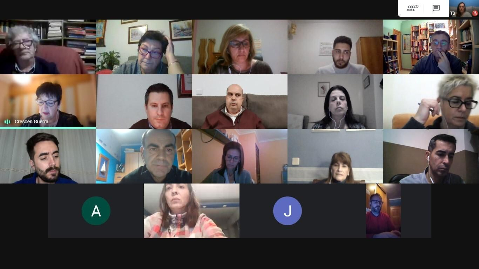 Pleno telemático del Ayuntamiento de Peñarroya-Pueblonuevo.