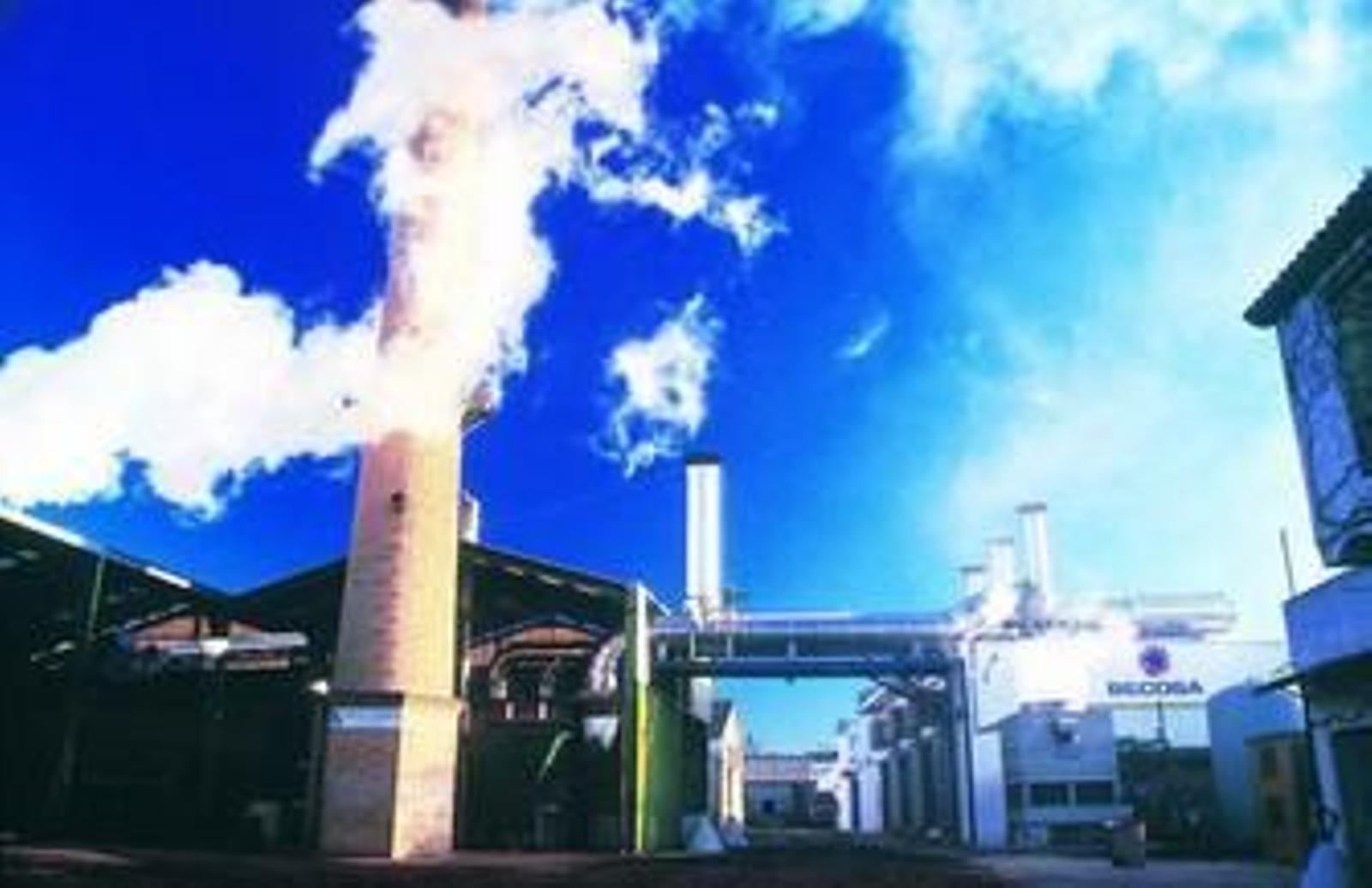 La planta de cogeneración de Espuny en Morón.