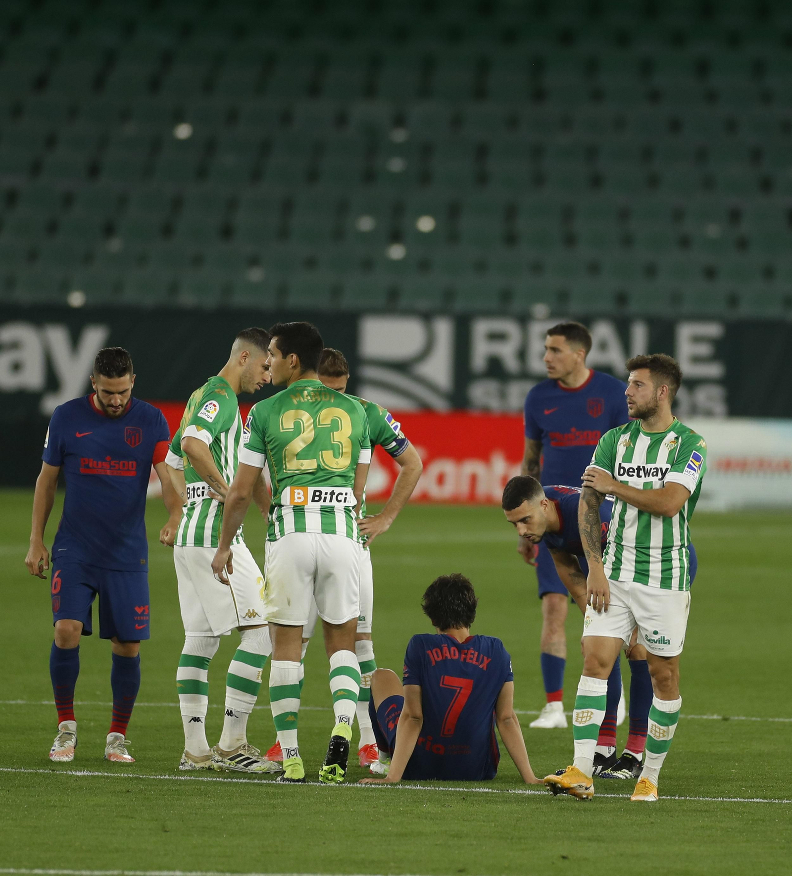 Las imágenes del Betis-Atlético de Madrid