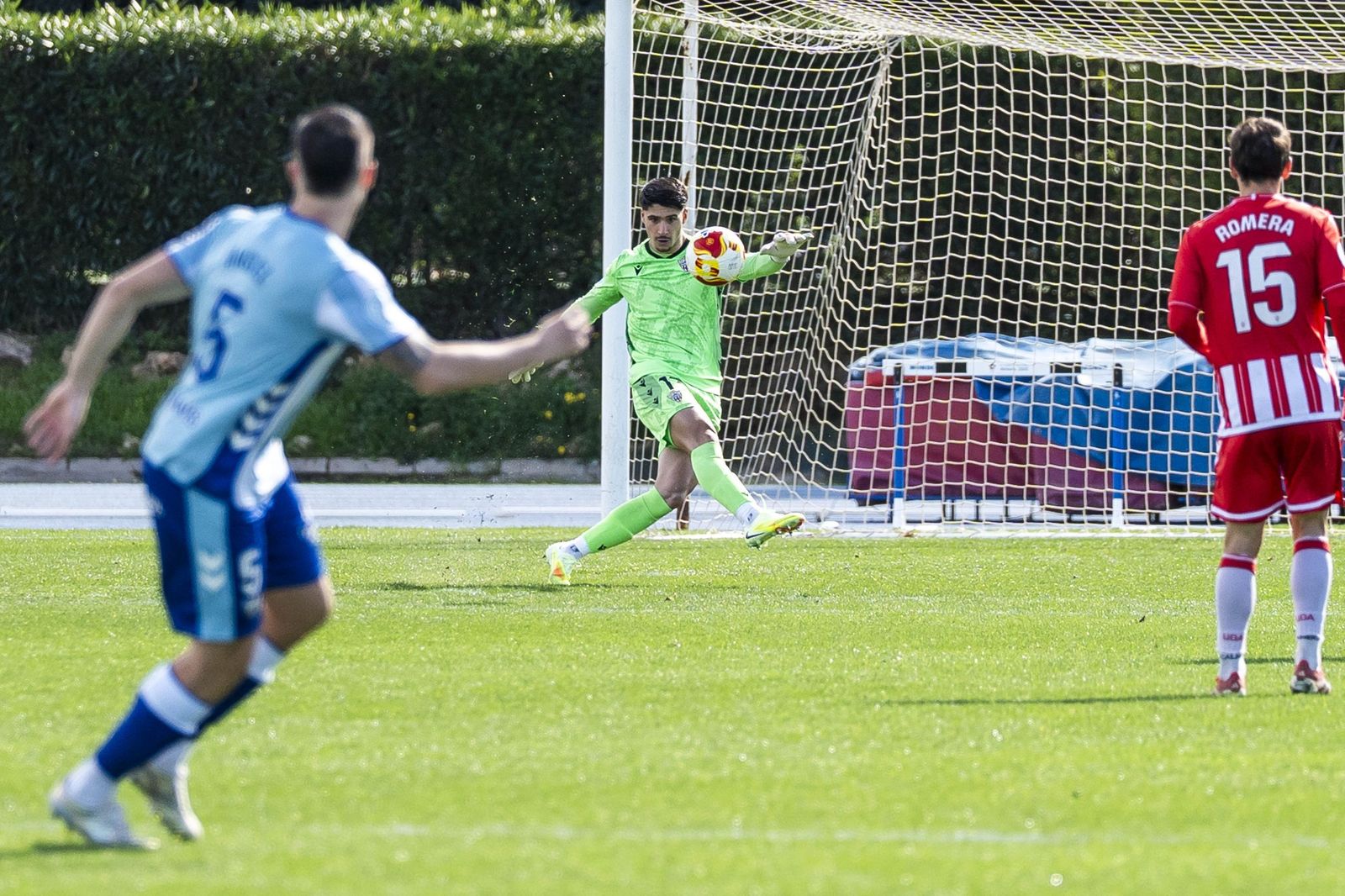 Las imágenes del Almería B y Atlético Malagueño en el Anexo de los Juegos Mediterráneos