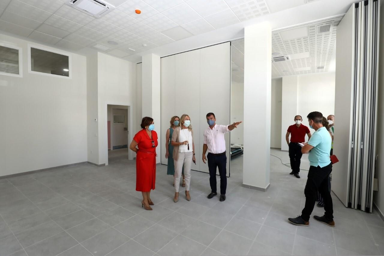 Visita a las obras de la Escuela de Idiomas de Marbella.