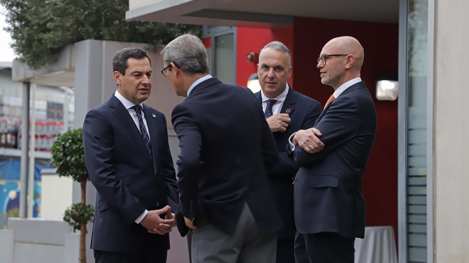 Fotos de la presentación del proyecto Valle andaluz de hidrógeno verde de Cepsa