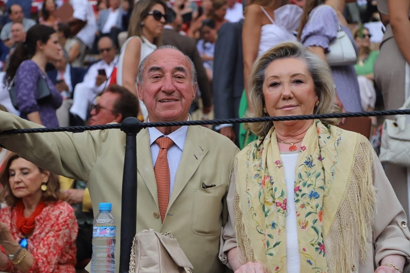 Álvaro Martínez -Conradi y su esposa Carmita García, de la ganadería La Quinta