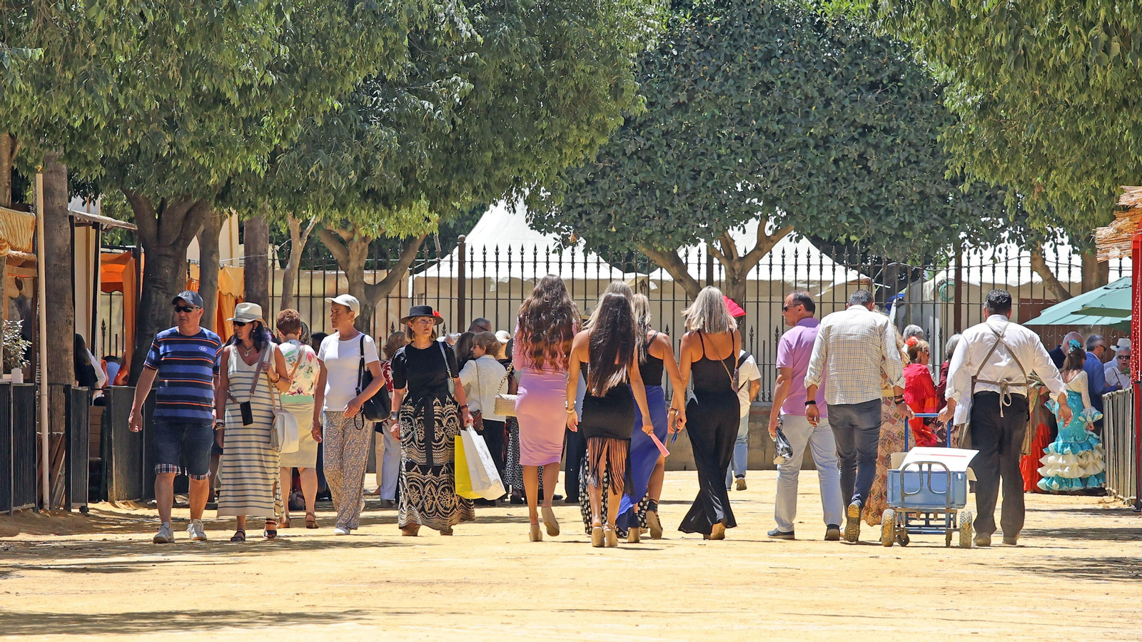 Sábado de Feria y alumbrado en Jerez
