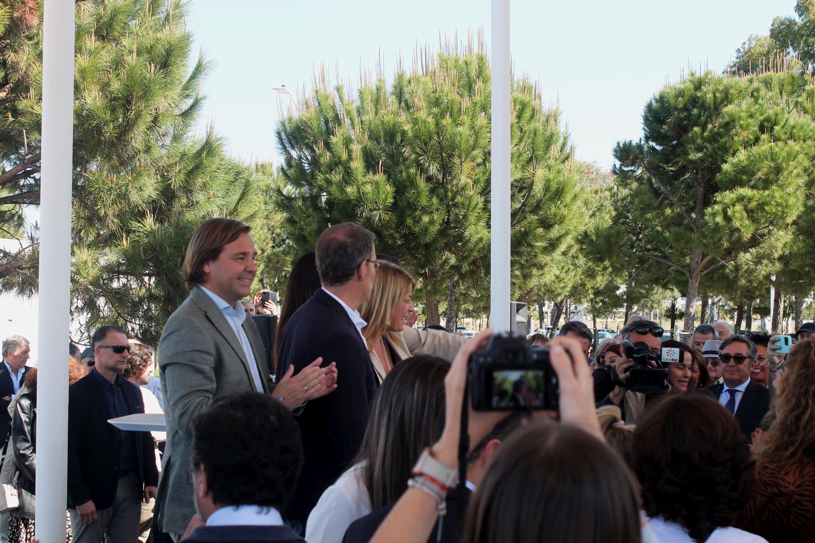 Visita de Alberto Núñez Feijóo a Huelva, en imágenes