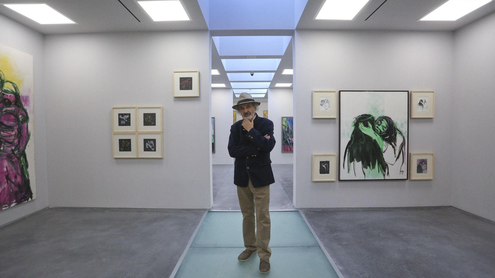 El pintor malagueño Jorge Rando, en su museo. El pintor malagueño Jorge Rando, en su museo.
