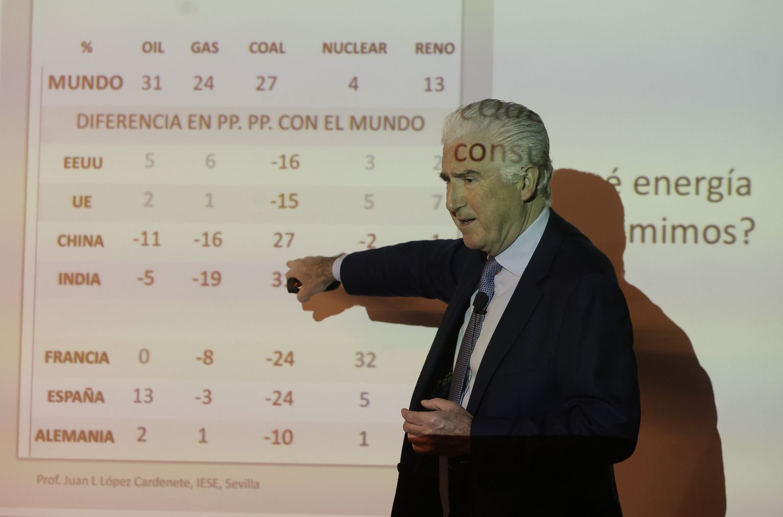 Juan Luis López Cardenete durante su conferencia