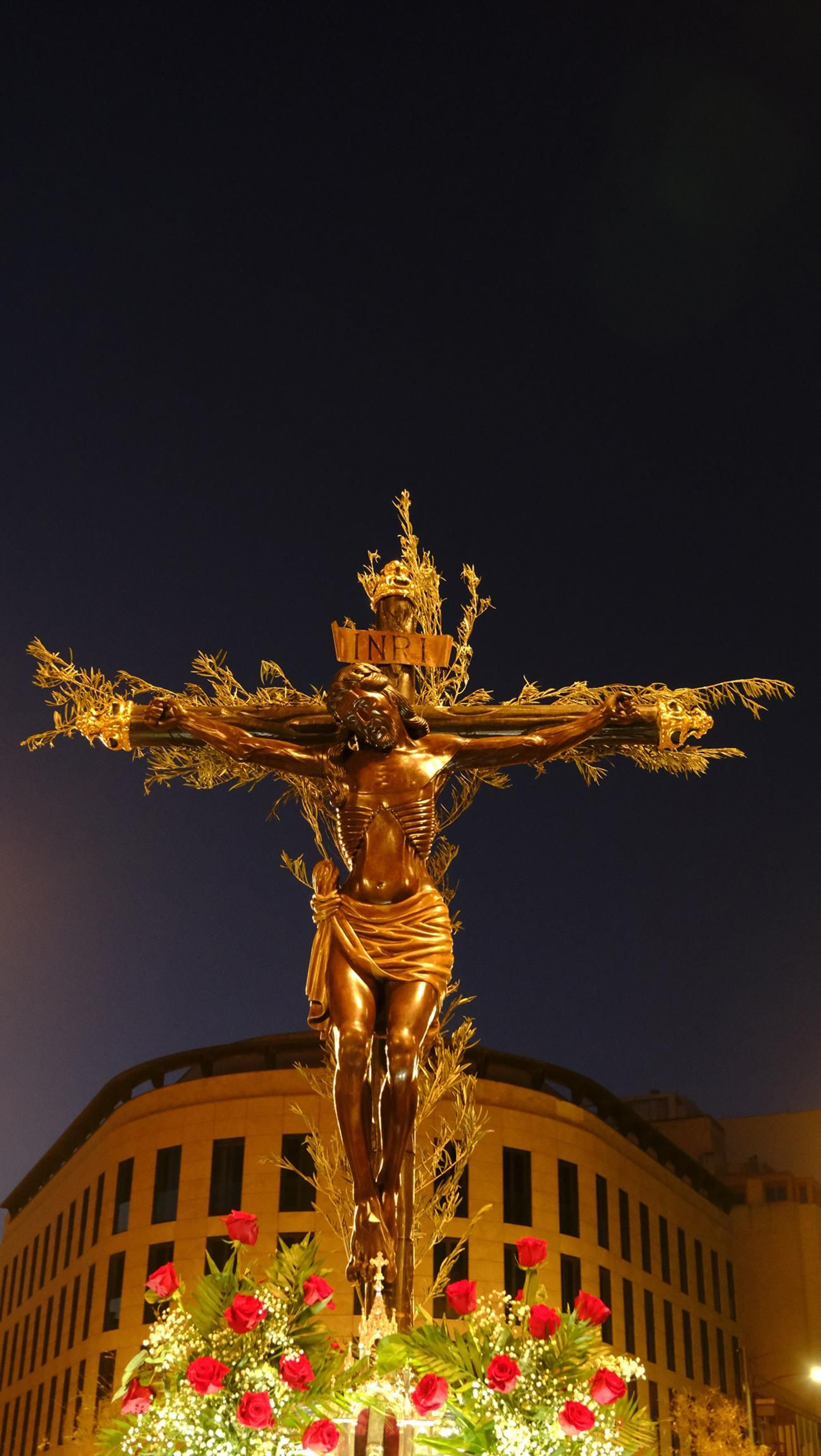 Las imágenes del Vía Crucis del Cristo de la Escucha