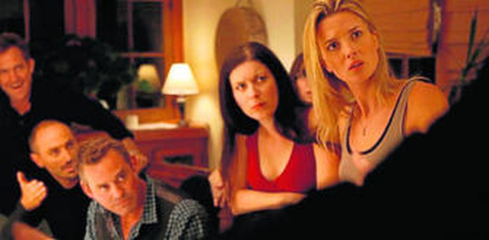 Una escena de 'Coherence', una película que sorprende al espectador.