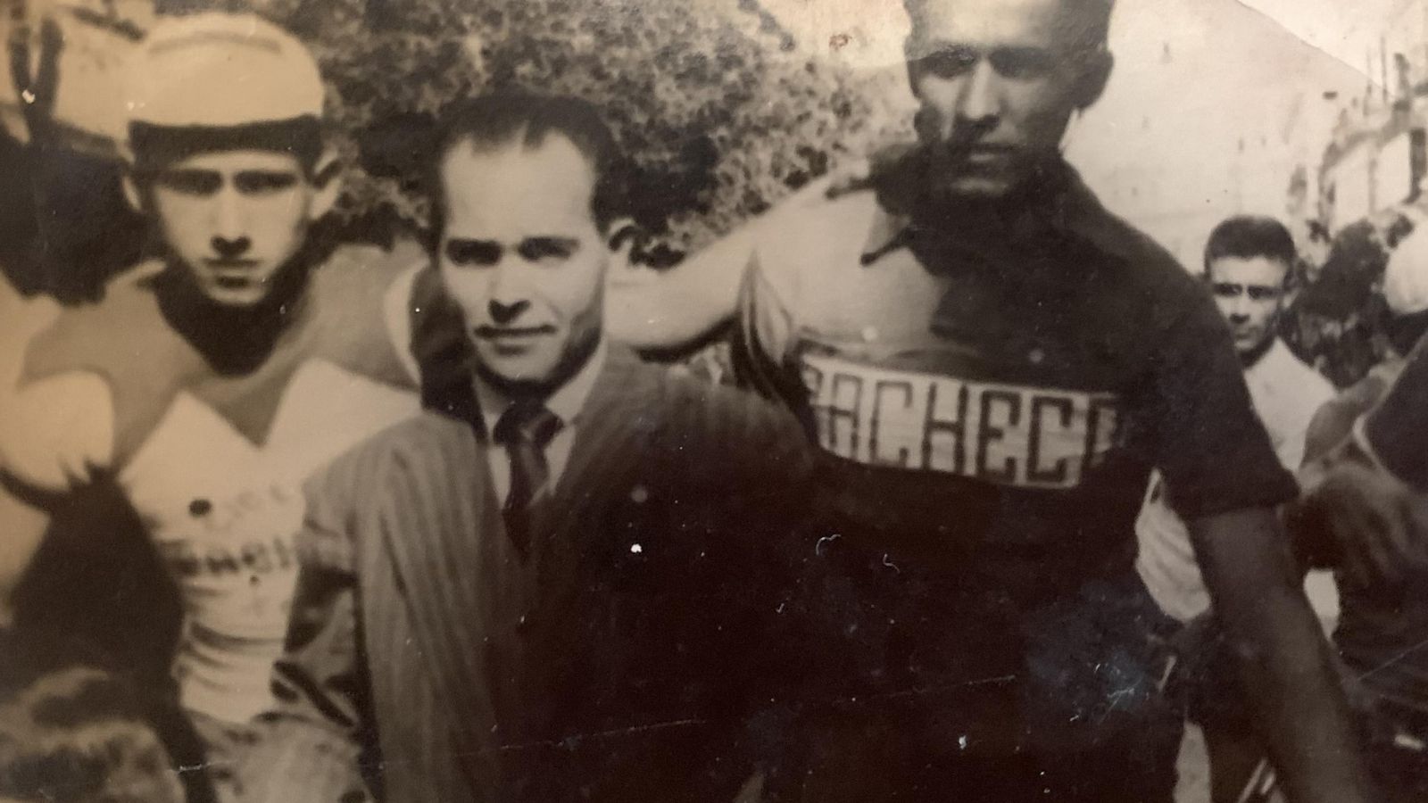 Manuel Domínguez, Francisco Pacheco y Bahamontes, en Jerez.