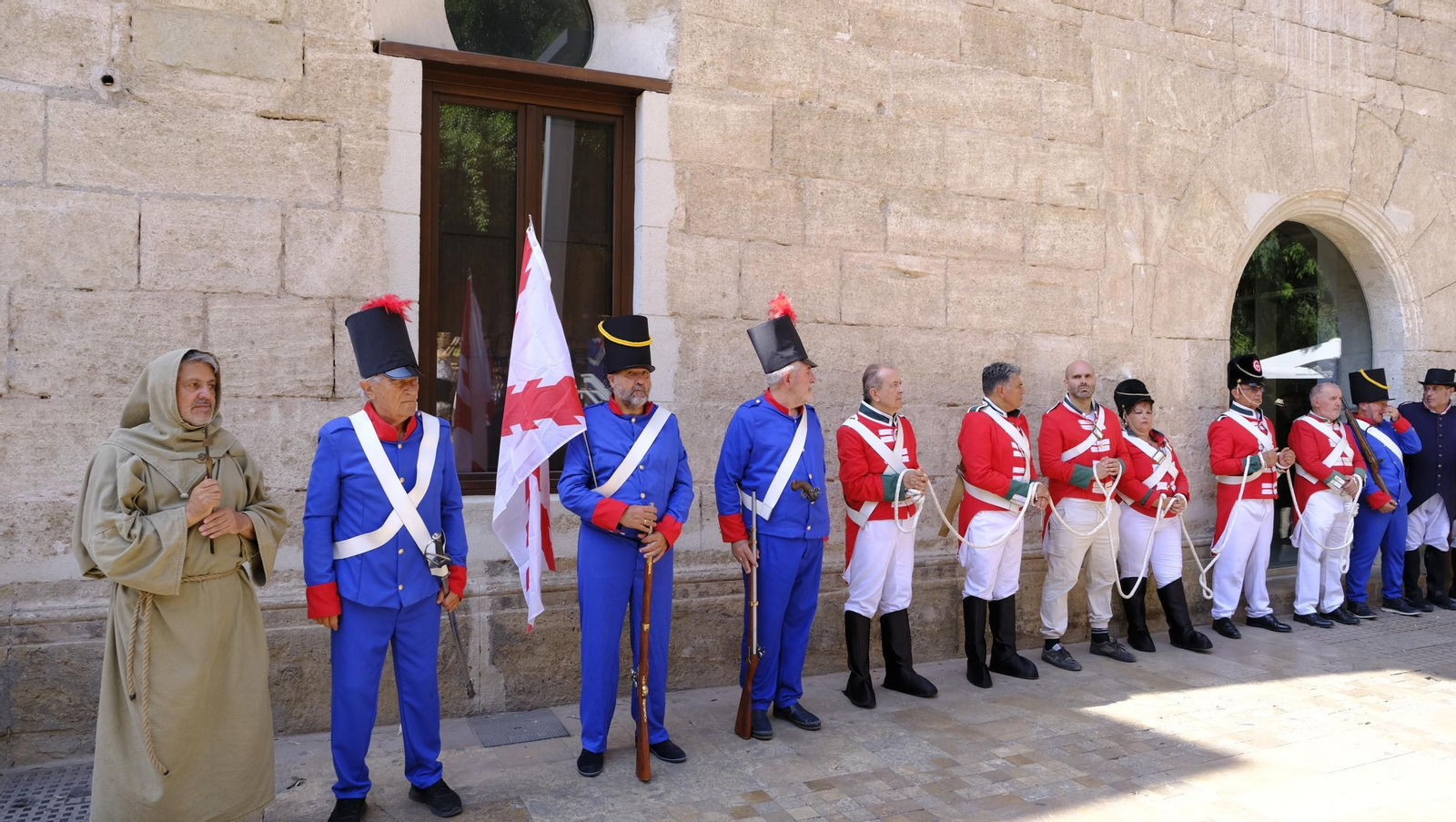 Recreación histórica de Los Coloraos, en imágenes