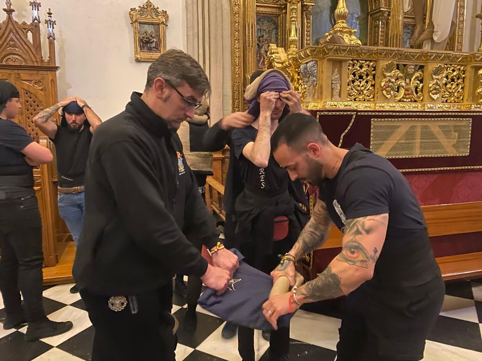 En imágenes: Primera suspensión en la tarde del Jueves Santo