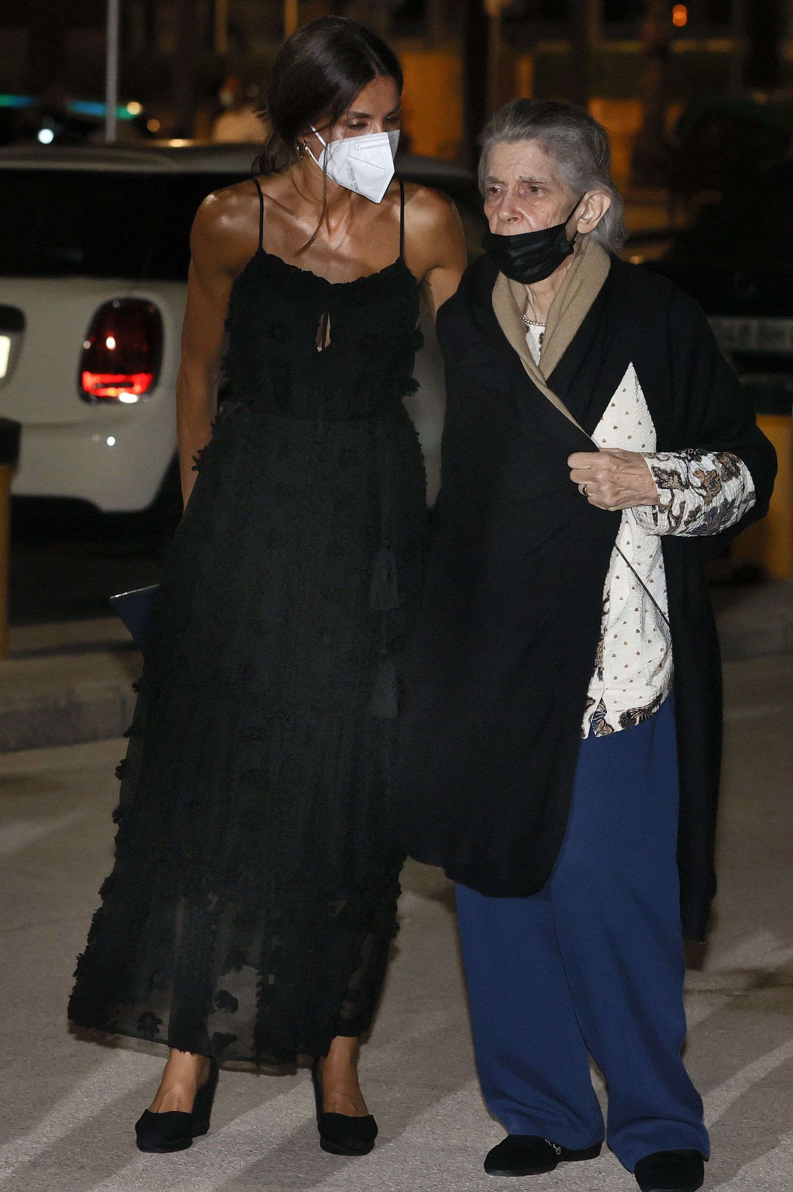 Doña Letizia con la tía del Rey, Irene de Grecia