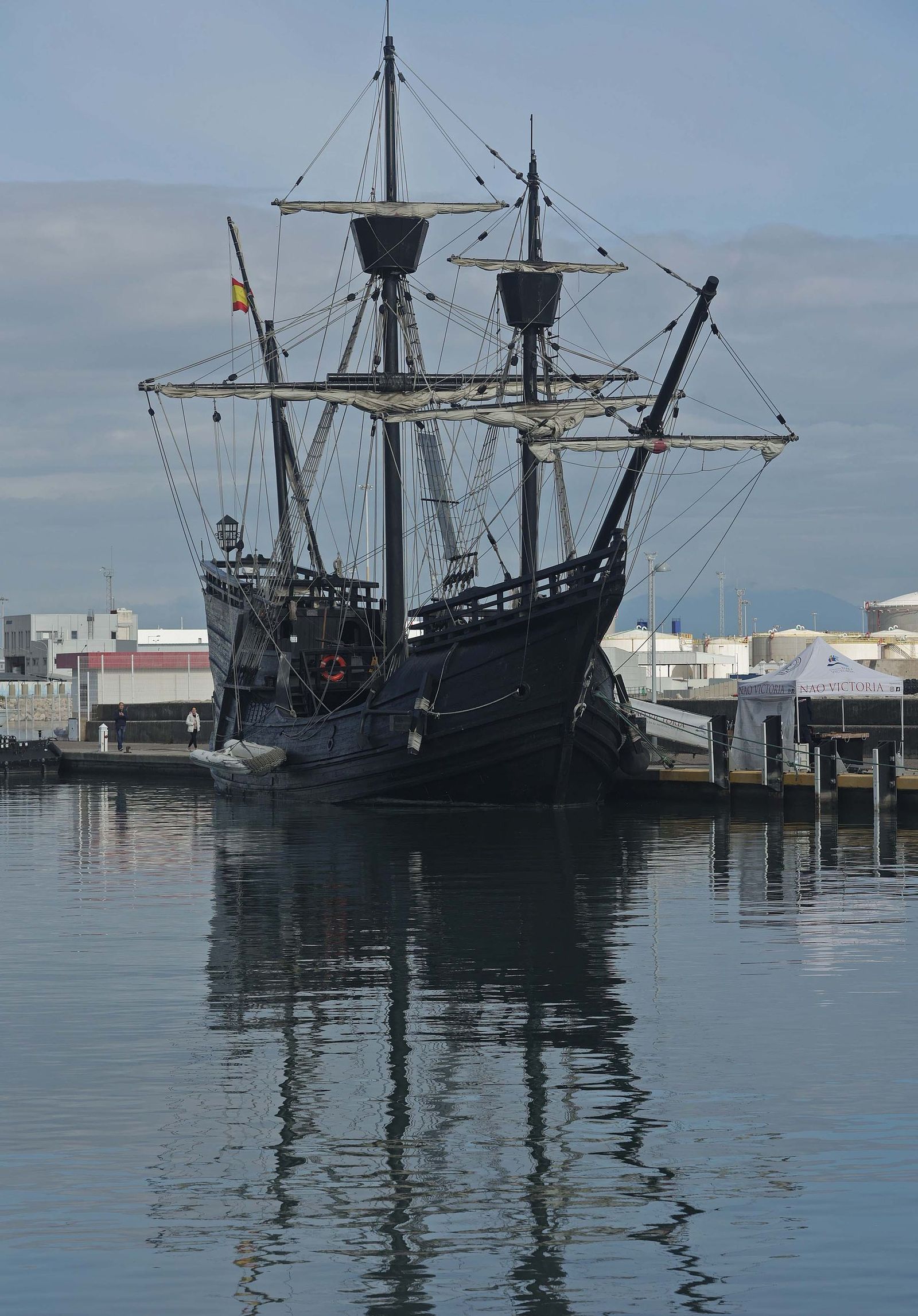 Fotos del navío Nao Victoria en Algeciras