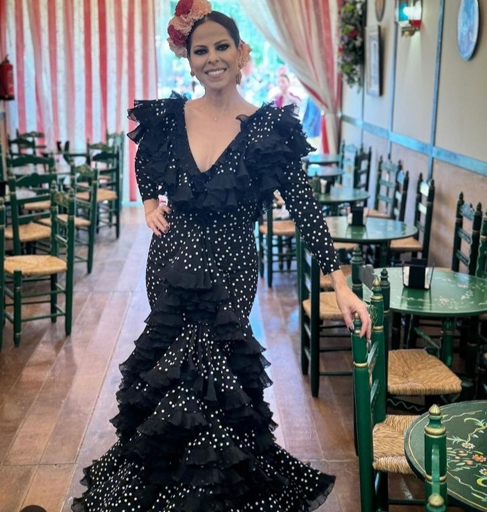 La cantante Pastora Soler, siempre bella y elegante