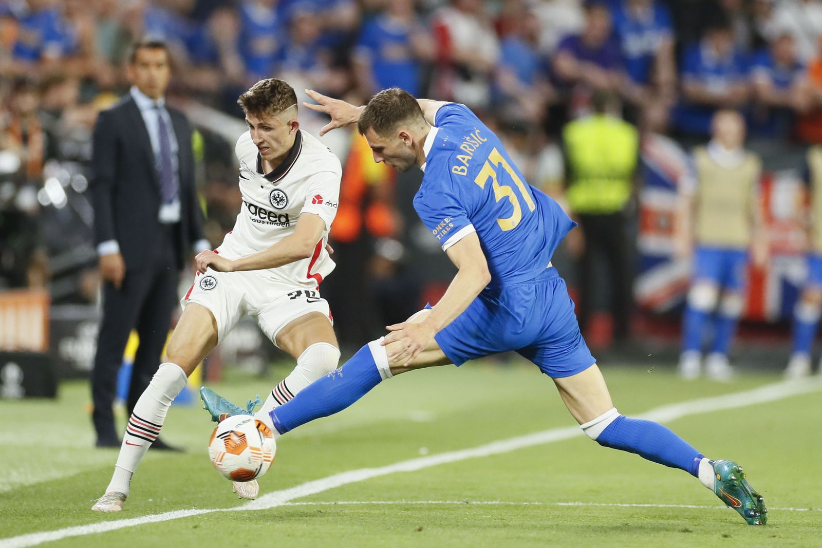 Las imágenes del Entracht-Rangers