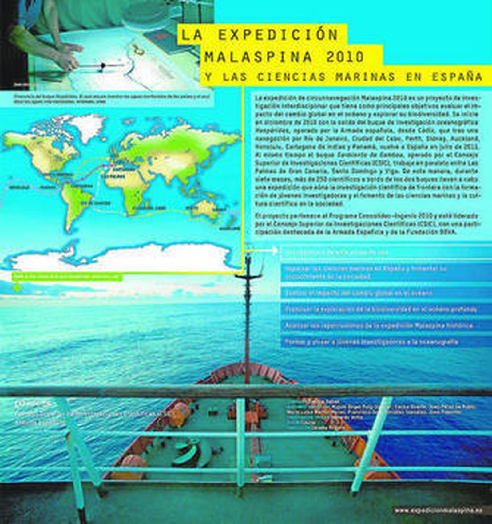 Uno de los paneles informativos que estarán expuestos hasta el 8 de enero.