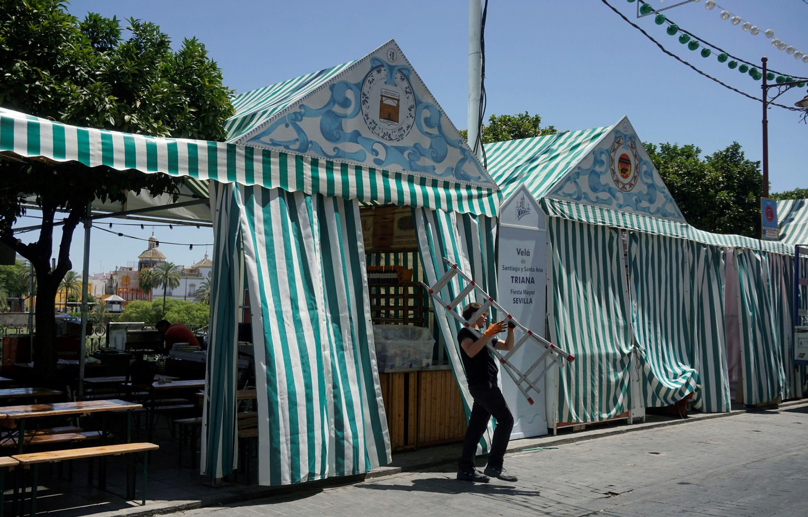 Últimos preparativos de la Velá, este domingo