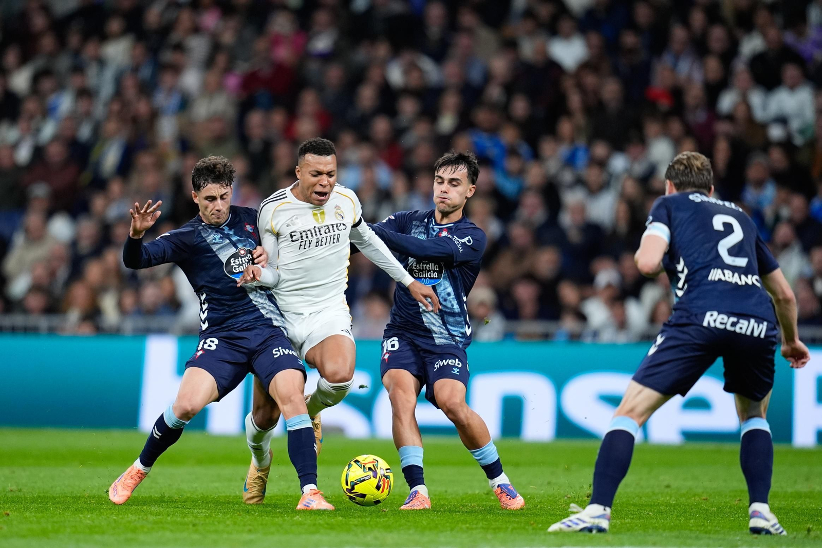 Las fotos de la derrota del Real Madrid contra el Celta