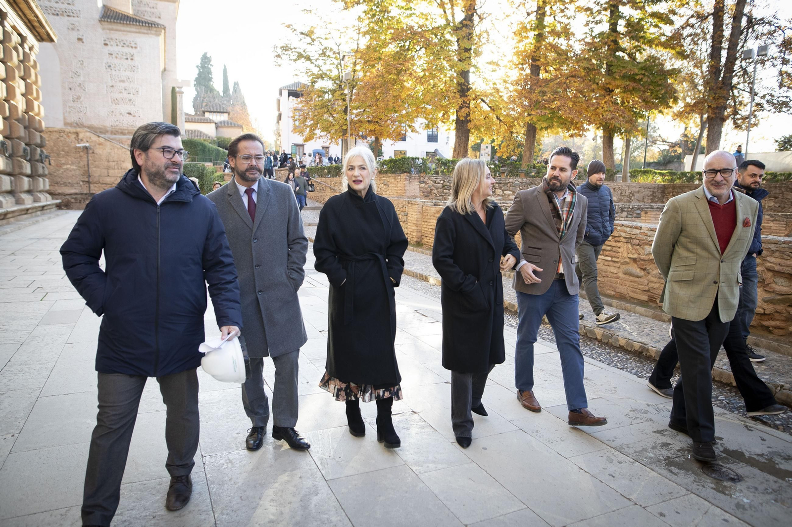 Fotos: las obras de restauración de las cubiertas del Mexuar y los Palacios Nazaríes de la Alhambra de Granada