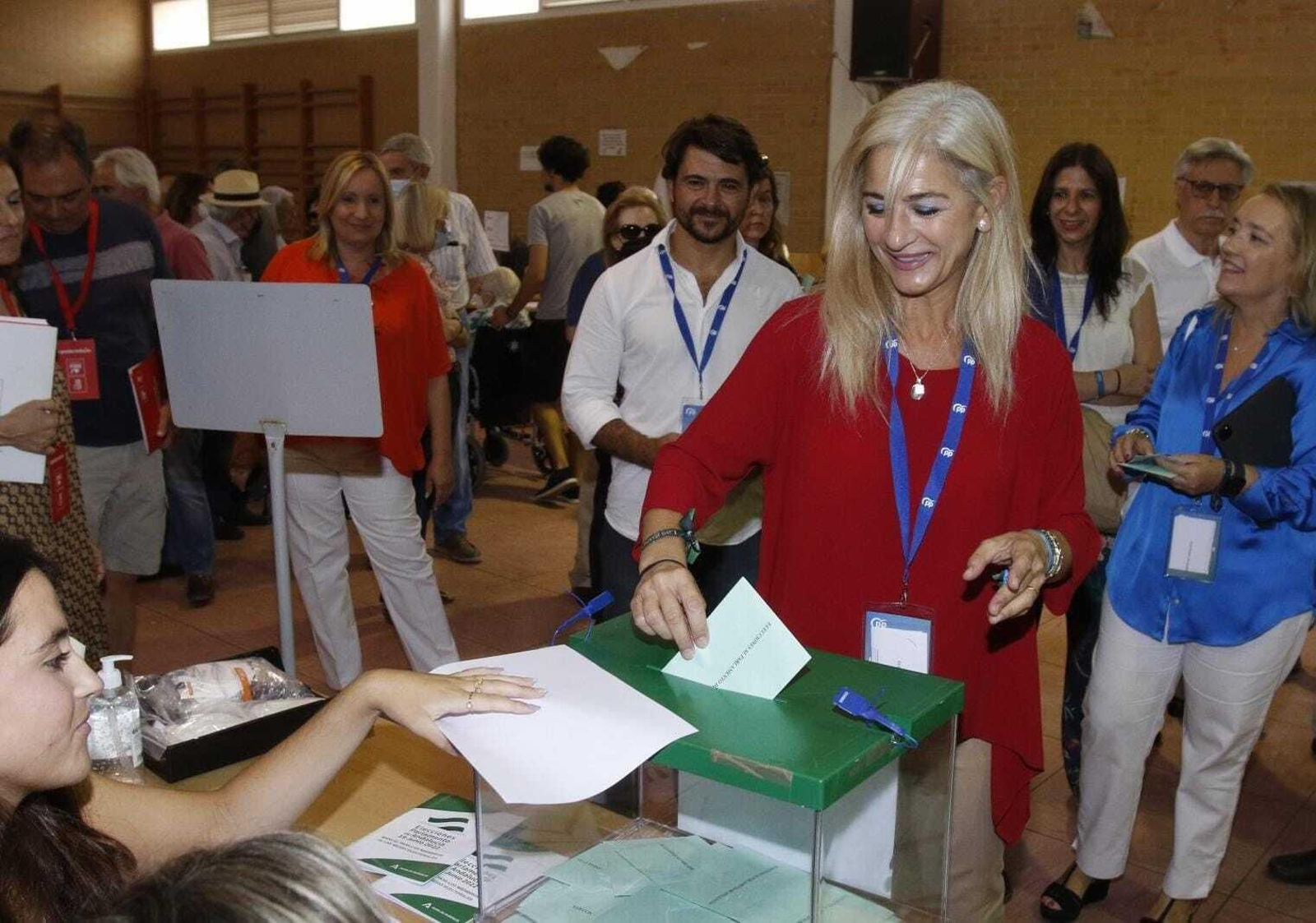 La consejera y cabeza de lista del PP por Sevilla, Patricia del Pozo.