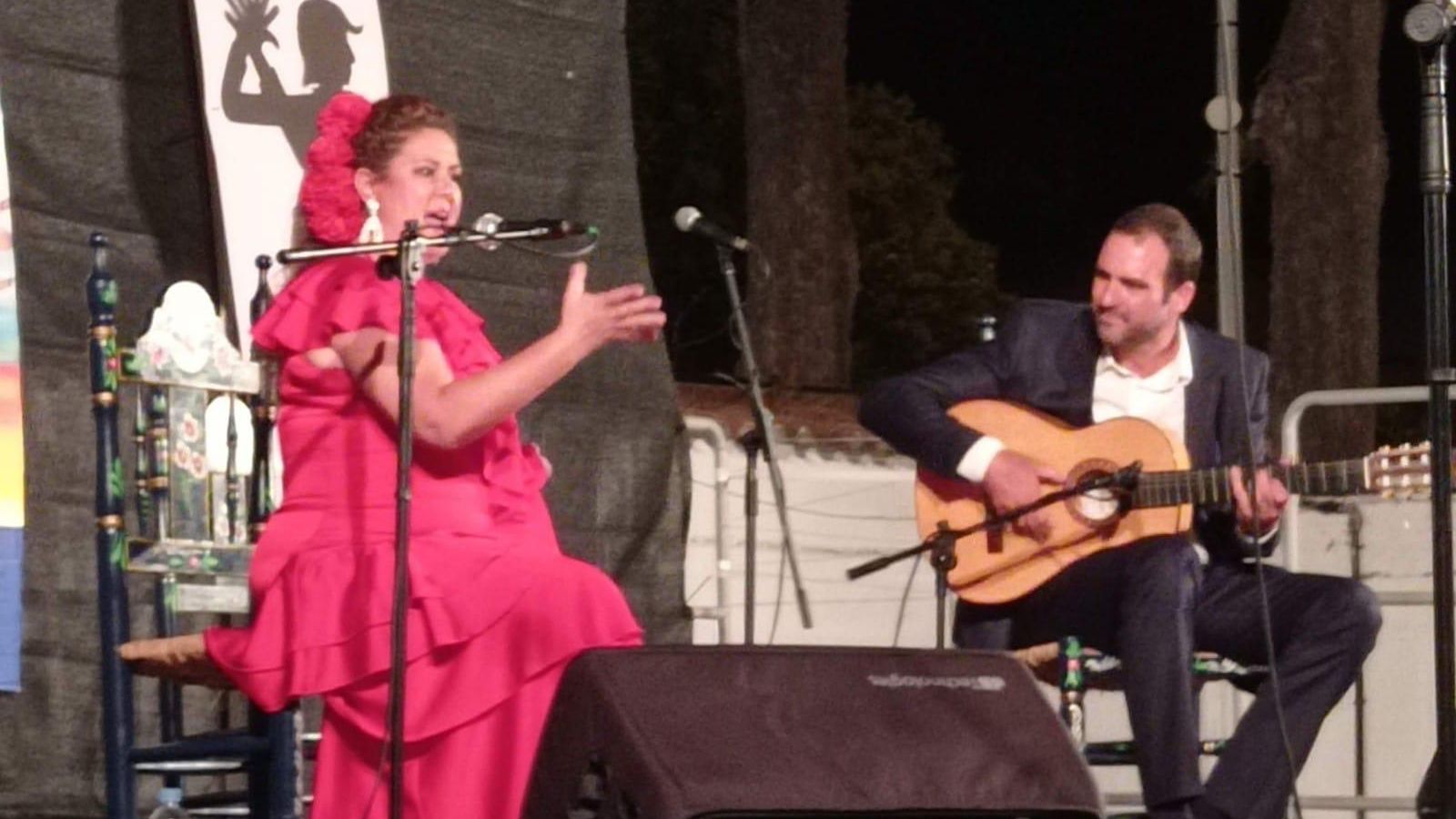 Una de las actuaciones flamencas de la Peña Chiclanera