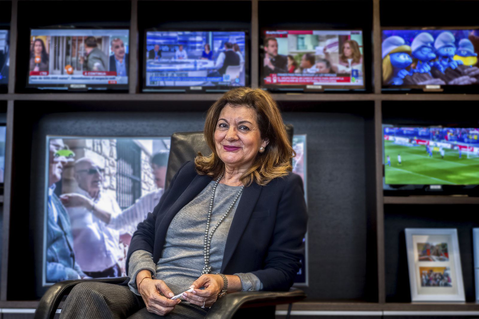 Carmen Amores, directora de la TV manchega, actual presideta de la Forta.