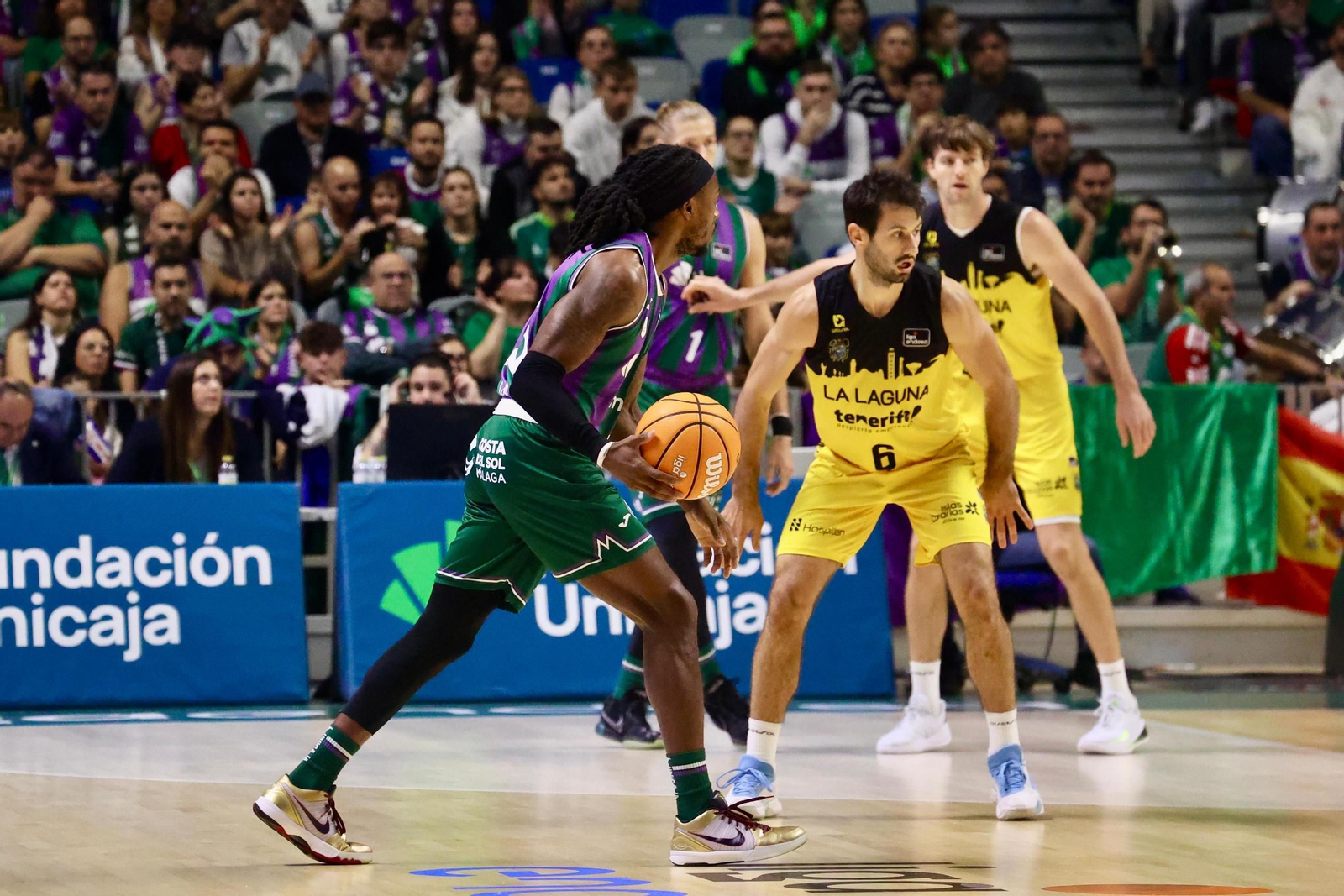 El Unicaja-La Laguna Tenerife, en fotos
