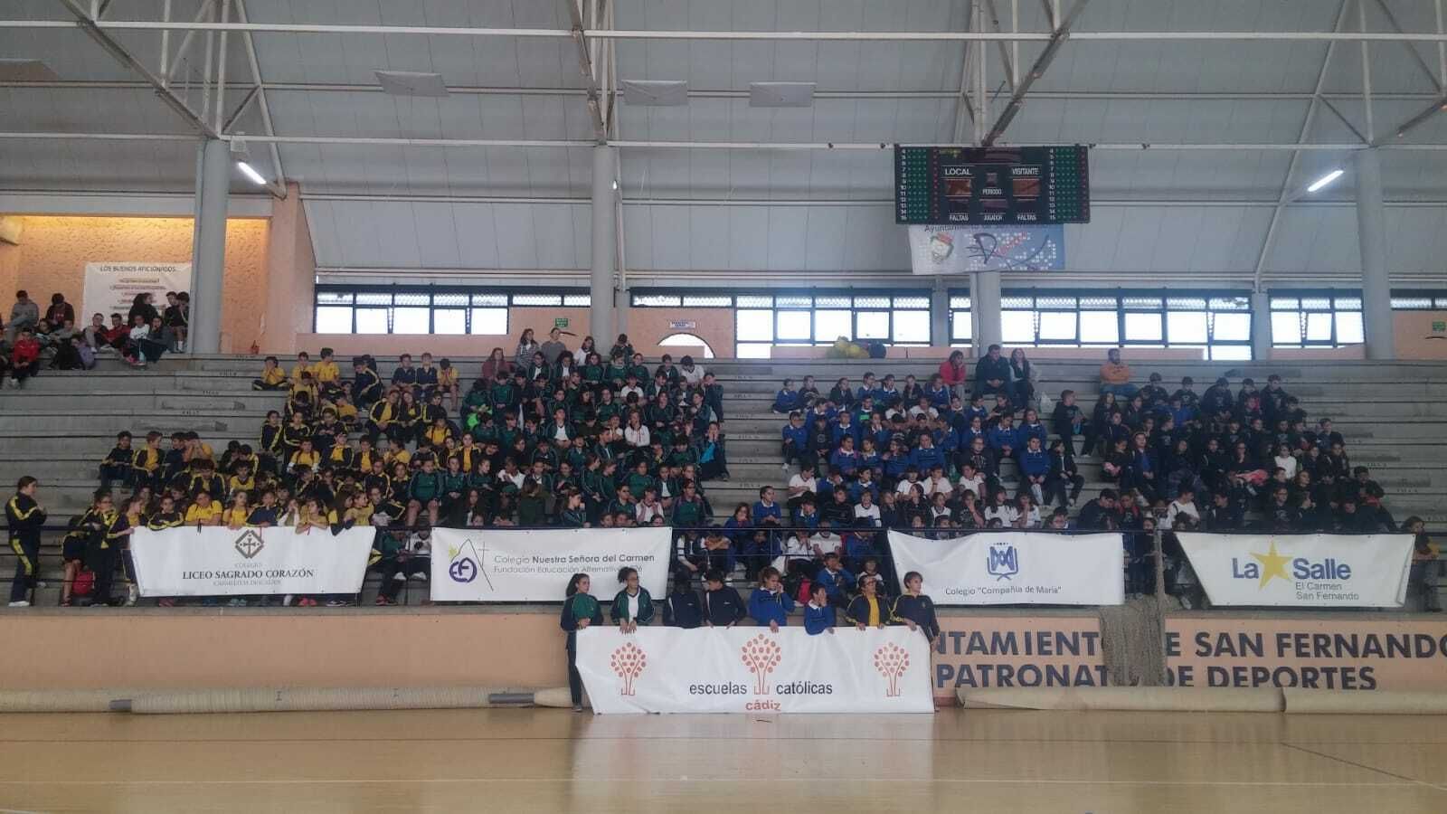 Acto celebrado en el pabellón del Parque por el Día de las Escuelas Católicas
