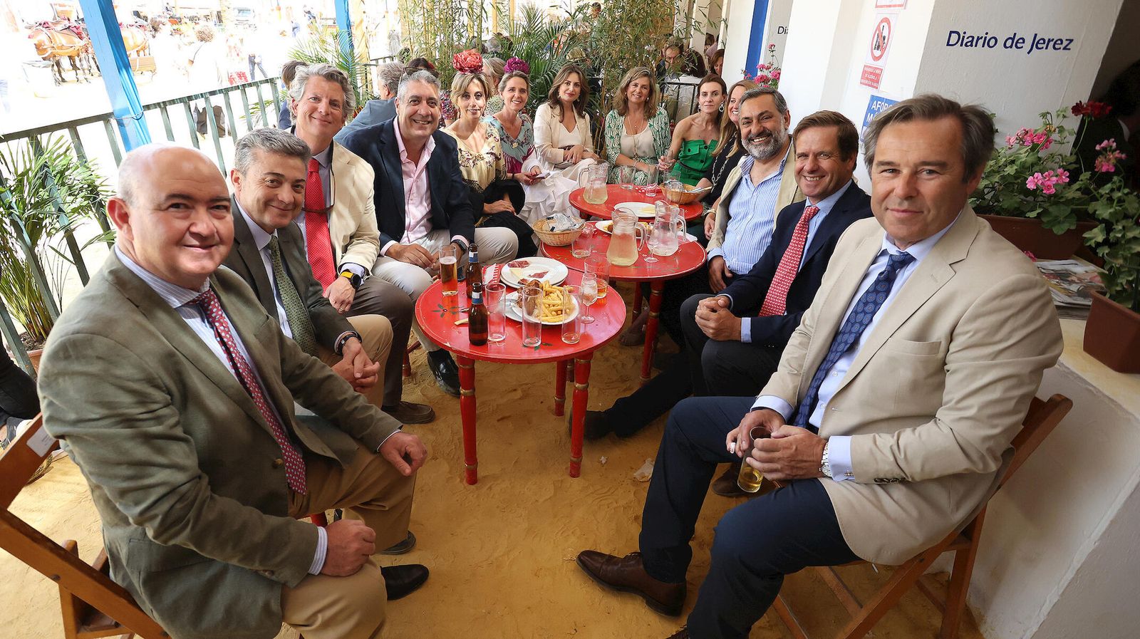 Jueves de Feria en la caseta de Diario de Jerez