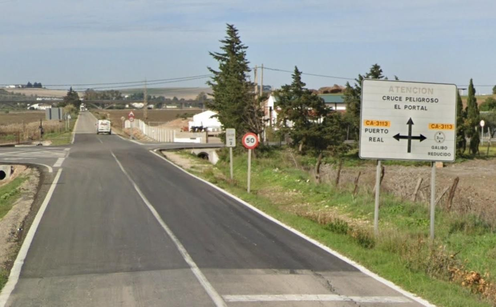 Imagen de una de las carreteras de la red provincial donde se mejorará el pavimento en uno de sus tramos