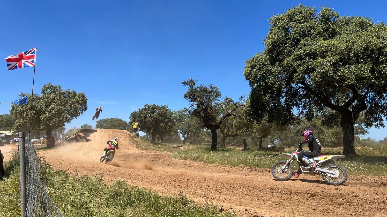 Un piloto, durante la cita en el circuito de Los Barreros.