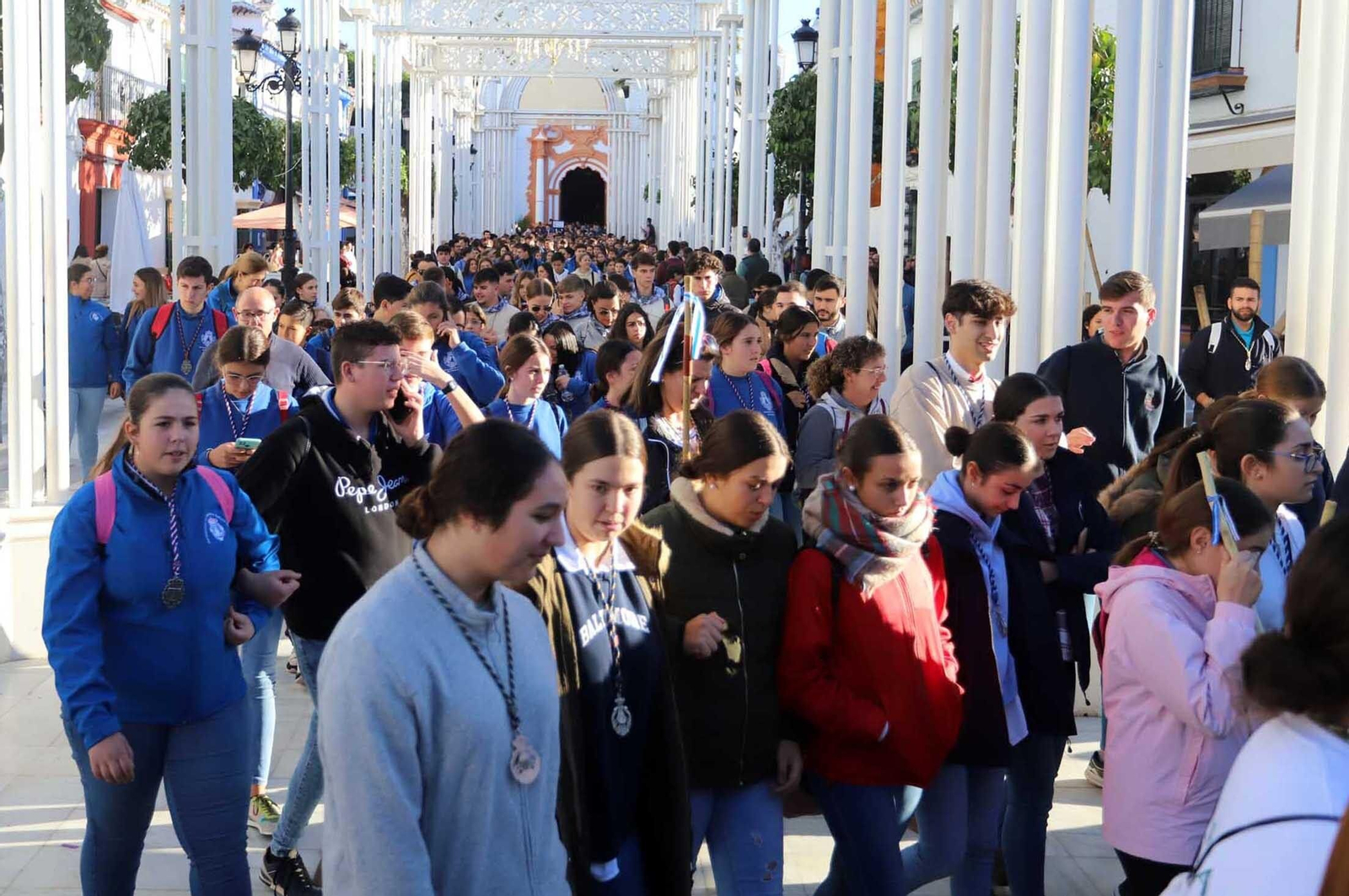 Imágenes de la Peregrinación de Jóvenes Rocieros